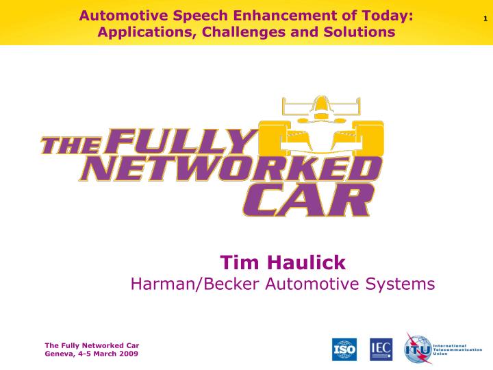 automotive speech enhancement of today applications challenges and solutions