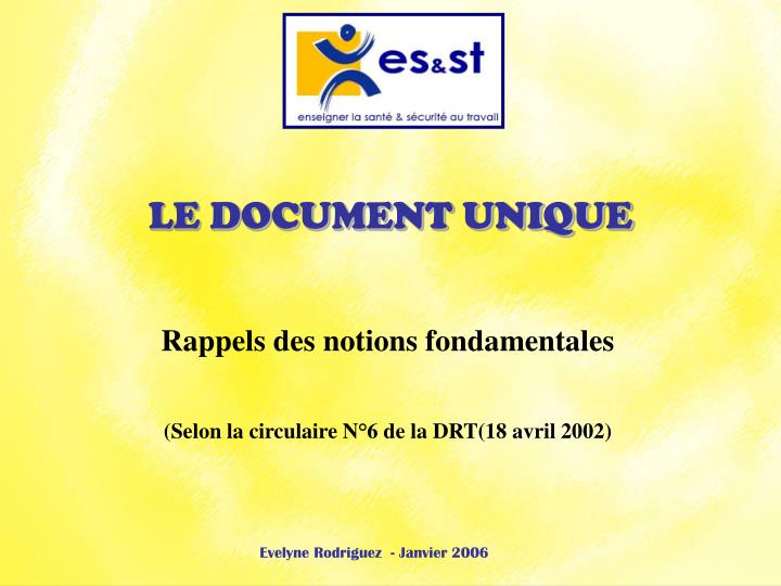 le document unique