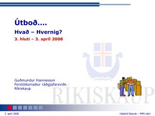 tbo hva hvernig 3 hluti 3 apr l 2008