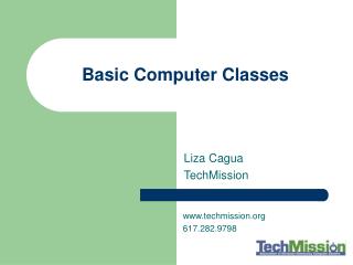 Basic Computer Classes