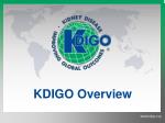 KDIGO Overview - slide 1