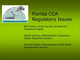 Florida CCA Regulatory Issues