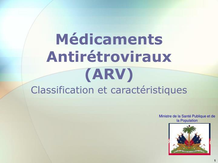 m dicaments antir troviraux arv