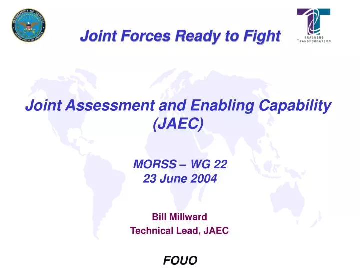 joint assessment and enabling capability jaec