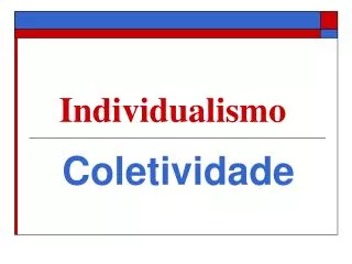 individualismo