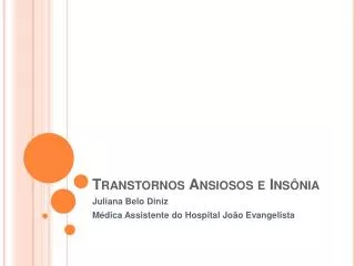 transtornos a nsiosos e i ns nia