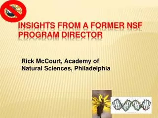 Insights from a Former NSF Program Director