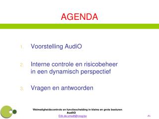 agenda
