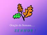 Oração da Semana..... - slide 1