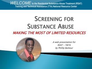 Screening for Substance Abuse