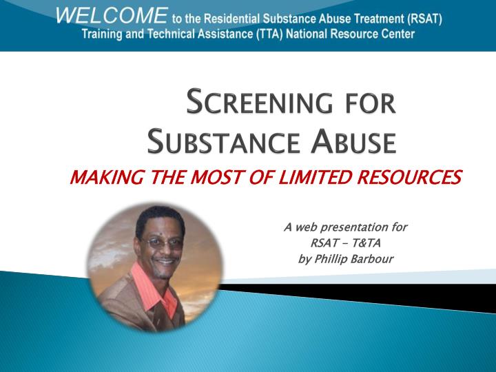 screening for substance abuse