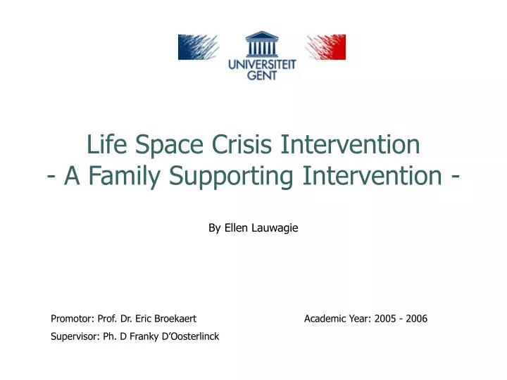 life space crisis intervention a family supporting intervention