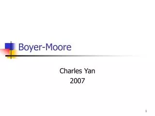 Boyer-Moore