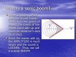 What is a sonic boom? - slide 1