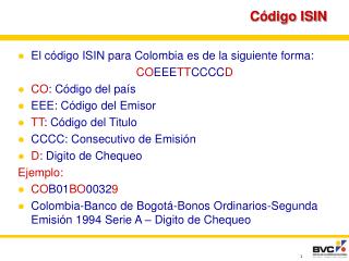 Código ISIN