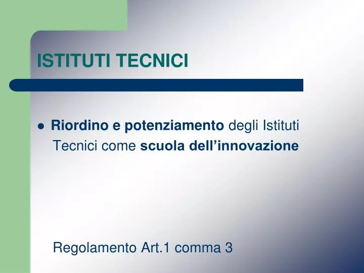 istituti tecnici