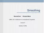 Smoothing - slide 1
