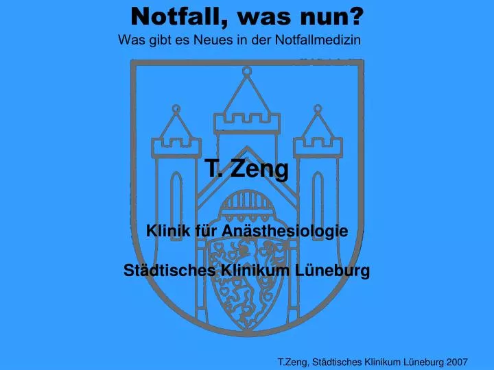 notfall was nun