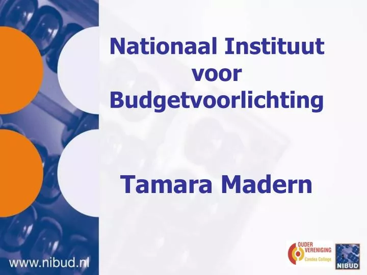 nationaal instituut voor budgetvoorlichting tamara madern