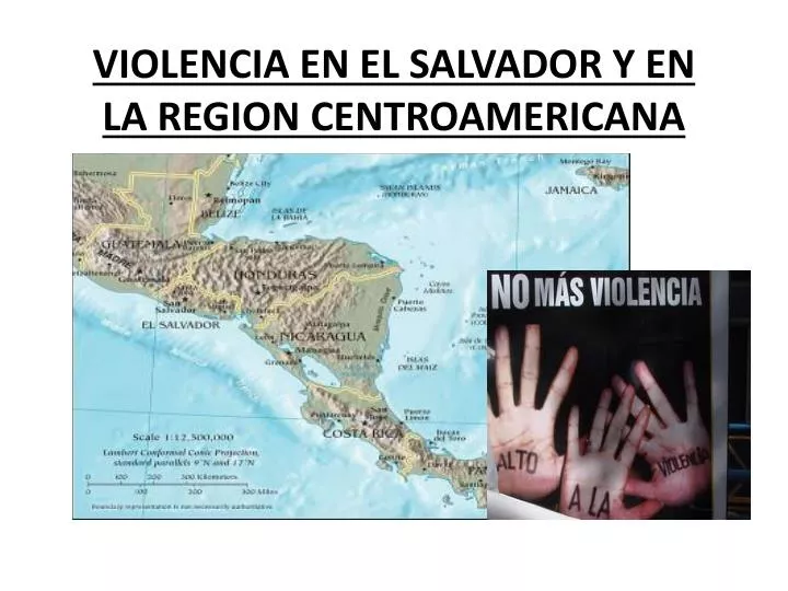 violencia en el salvador y en la region centroamericana