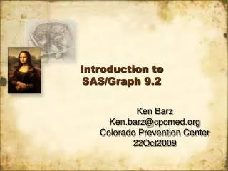 Introduction to SAS/Graph 9.2