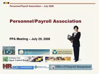 Personnel/Payroll Association
