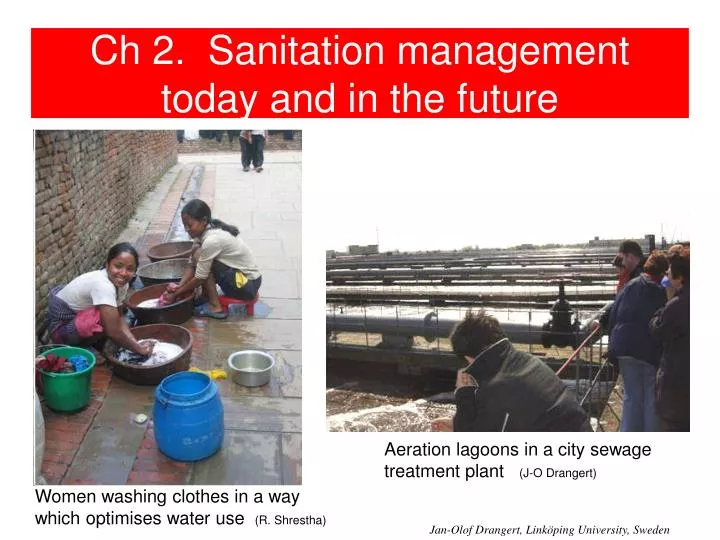 ch 2 sanitation management today and in the future