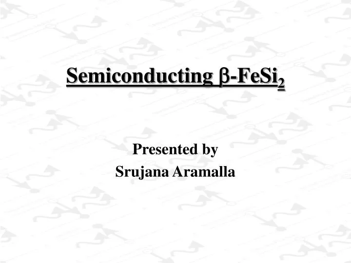 semiconducting fesi 2