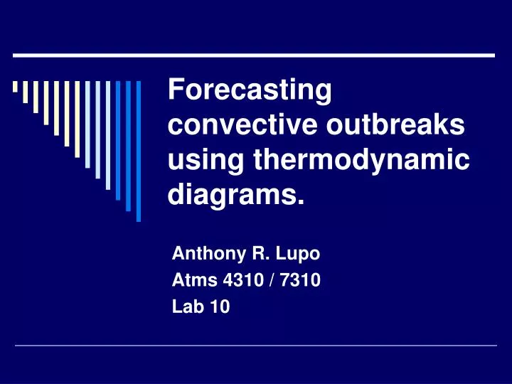 forecasting convective outbreaks using thermodynamic diagrams