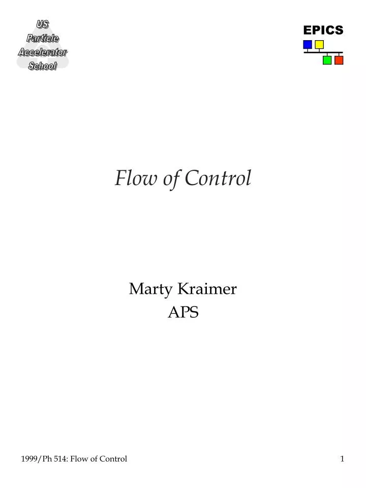 flow of control