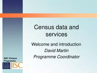 Census data and services