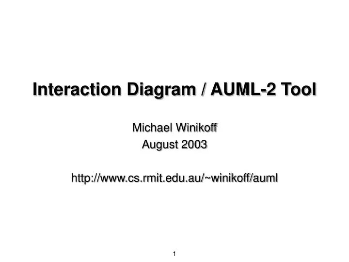 interaction diagram auml 2 tool