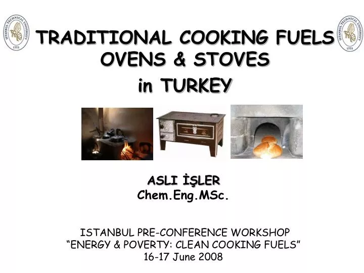 traditional cooking fuels ovens stoves in turkey