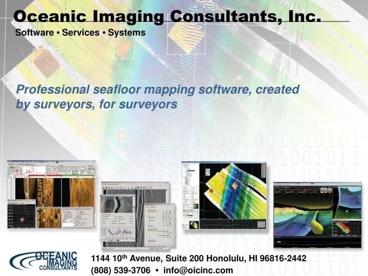oceanic imaging consultants inc