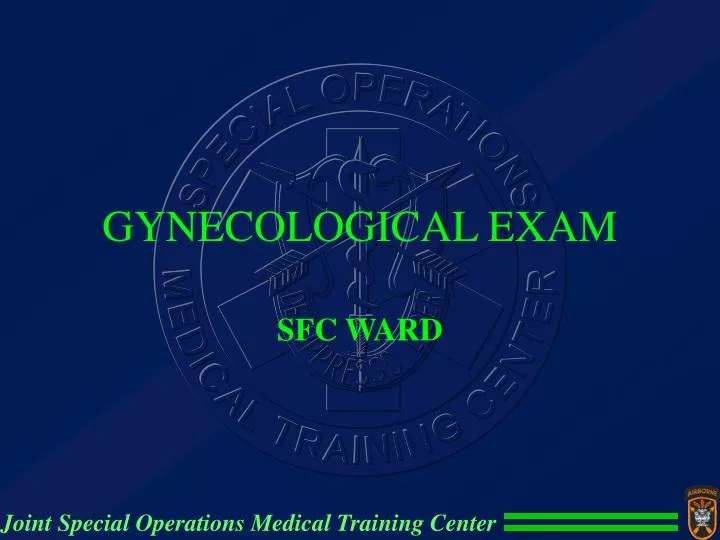 gynecological exam