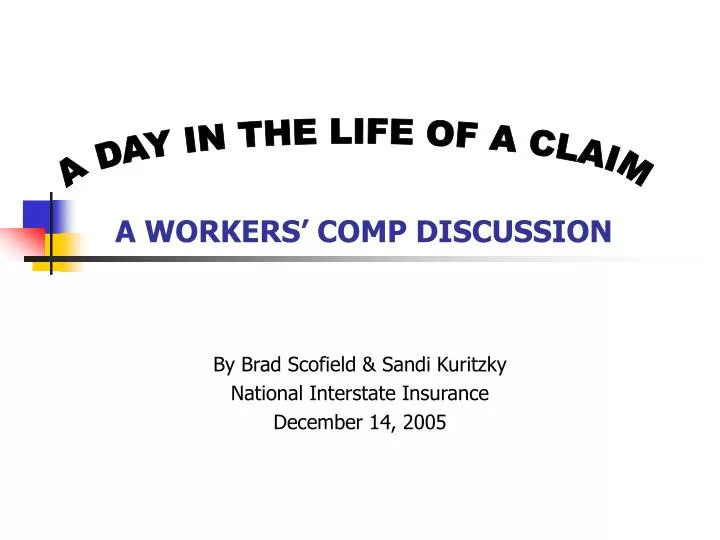 a workers comp discussion