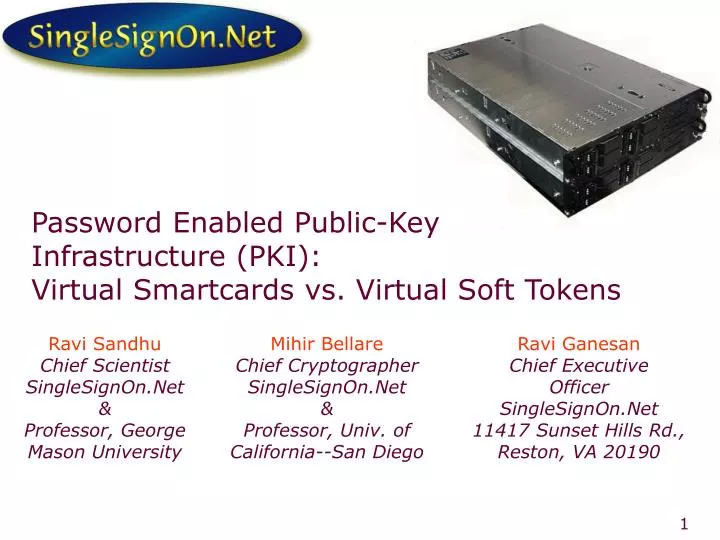 password enabled public key infrastructure pki virtual smartcards vs virtual soft tokens
