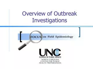 Overview of Outbreak Investigations