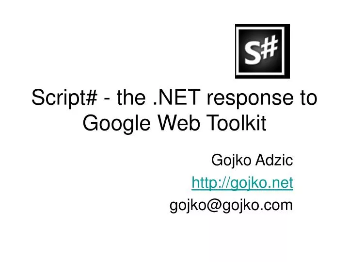 script the net response to google web toolkit