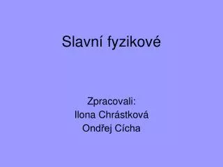 zprac ovali ilona chr stkov ond ej c cha