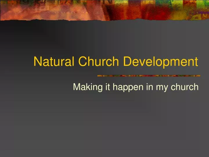 natural church development