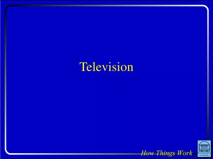 television