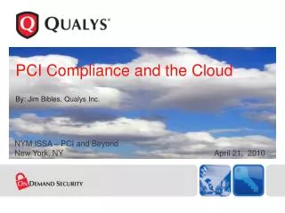 PCI Compliance and the Cloud