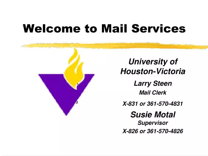 welcome to mail services