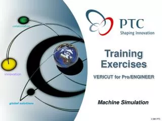 Training Exercises VERICUT for Pro/ENGINEER