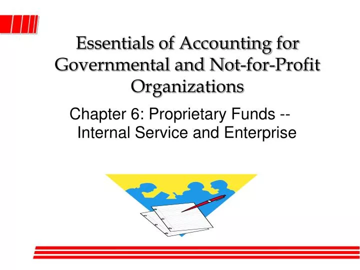 essentials of accounting for governmental and not for profit organizations