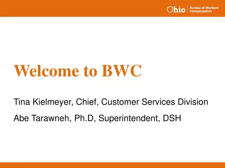 welcome to bwc