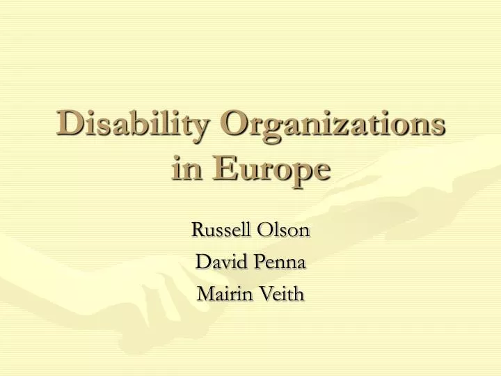 disability organizations in europe