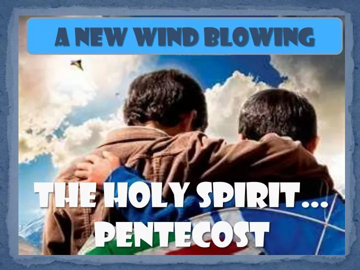 the holy spirit pentecost