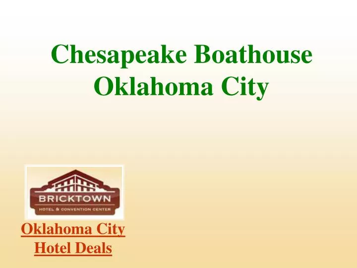 chesapeake boathouse oklahoma city